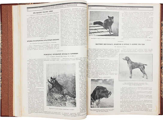 [Годовой комплект]. Украинский охотник и рыболов. [Журнал]. 1925. № 6. 1926. № 1–12. Харьков, 1926.